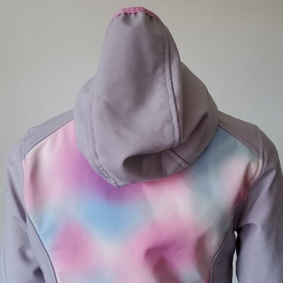 Free Country Water Resistant Jacket Coat Zip Hooded Hoodie Winter GIRLS Kids 5/6 - Picture 7 of 15